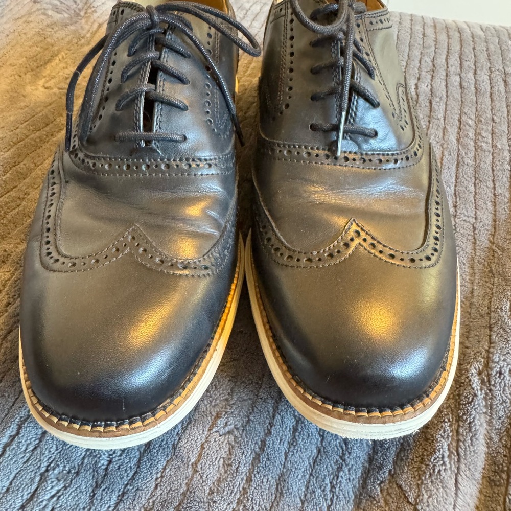 Cole Haan Dark Leather Oxfords